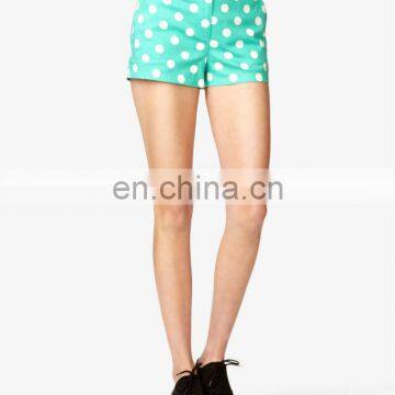 High-Waisted Polka Dot Shorts CSS0111