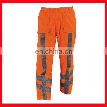 adult windproof waterproof breathable pants with reflective tape