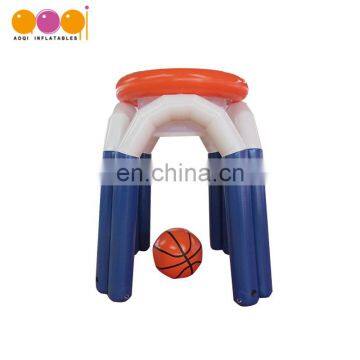 Big sealed basketball hoop and a huge air-tight basketball