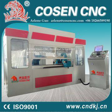 All-closed CNC wood lathe machine for woodworking