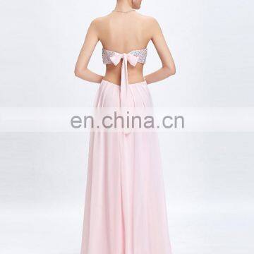 Grace Karin Ladies Sexy Strapless Sequins Beaded Backless Long Evening Dresses CL3437-1 photo-3