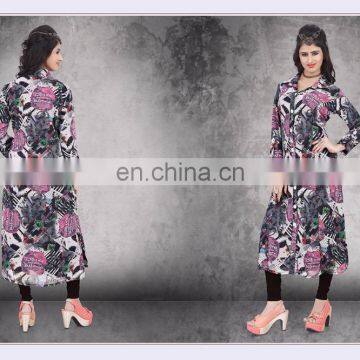 Indian Ethnic Printed Georgette Kurti