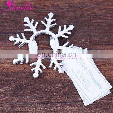 Wedding Favors Guest Gift Snowflake Shape Design Bottle Opener Ouvre-bouteille Destapador De Botellas Wedding Party Souvenirs