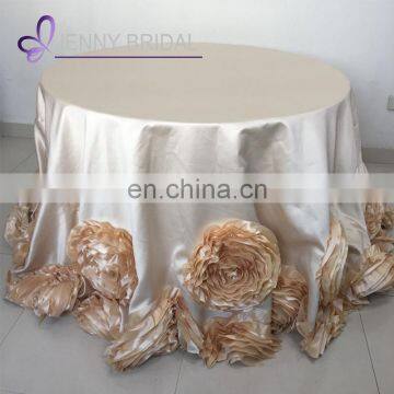 TC107 champagne african rosette table cloth jewish