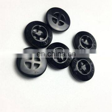 Custom Black Large Resin Cheap Polyester Clothing Buttons photo-5