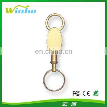 Gold-Tone Valet Key Ring