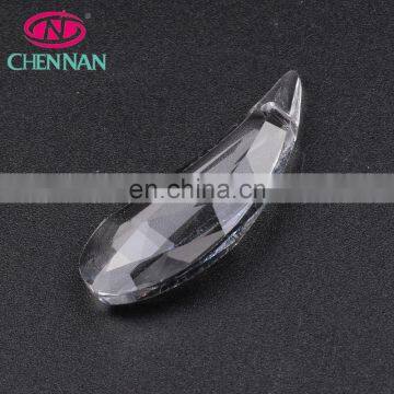 Pujiang Manufacturer Wholesale Sparkle Crystal Beads Crystal Garment Beads Crystal Jewelry Accessories Lamp Work Beads 37*14 mm photo-2