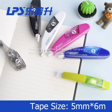 Custom OEM Correction Supplies Products Refillable Correction Tape Pen Type No.T-9183