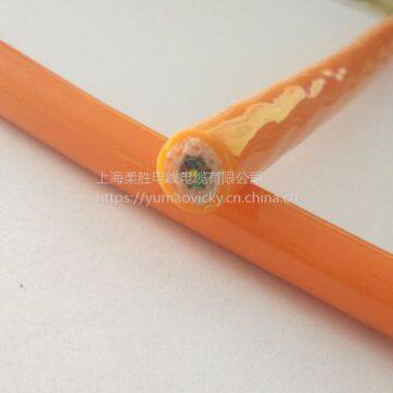 Yellow Hydropower Rov Tether Underwater Cable 10.0mpa