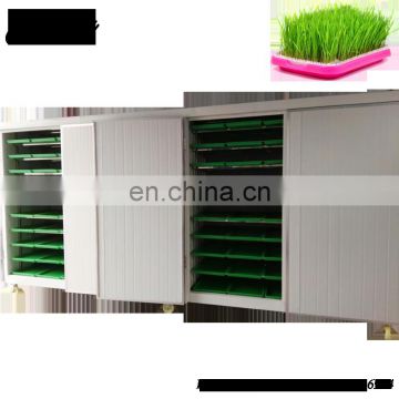 Hydroponic seeds germinate machine/green fodder making barley breeding room/grass bud seedling machine