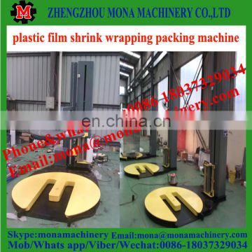 Multipurpose plastic pallet strap shrink wrapping machine