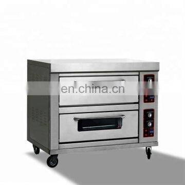 Double Deck Bread Baking Gas Oven , Bakery Equipment Prices