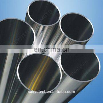 201 induction stainless steel round welded pipe for handrail