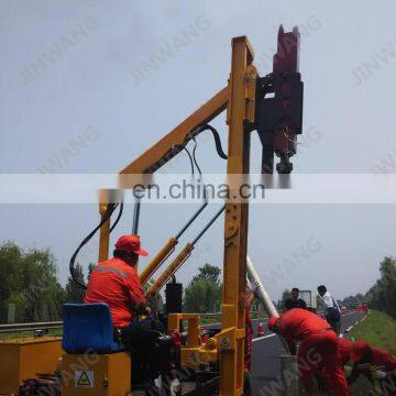 Highway Steel Crawler Guardrail Pile Driver in Malaysia for Sale photo-6