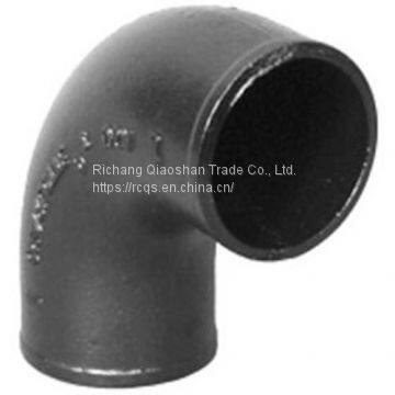 No-Hub Cast Iron Soil Fittings 1/4 Bend