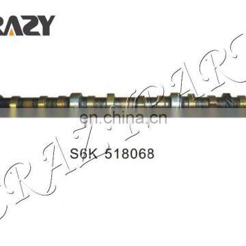 518068 diesel engine S6K camshaft ,excavator spare parts,S6K engine parts