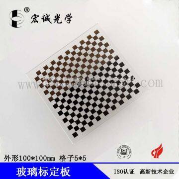 Grid 5*5mm Optical Glass Calibration Target Checkerboard Calibration Plate Vision Camera Calibration Target Distortion Calibration Target Can be Customized photo-3