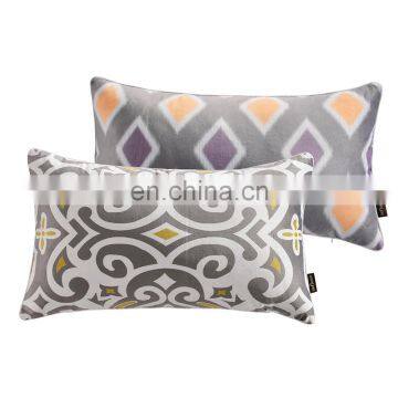 Grid Gray Color Square Cushion for Bedroom Sofa Car photo-4