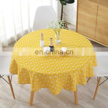 Custom Outside Print Round Table Cloth Outdoor Patio Table Clothes
