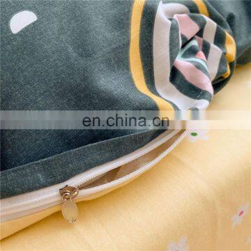 China Factory Direct Supply Wholesale 100 Cotton Reactive Printing Floral Pattern Full Size Bed Linen Comforter Bedding Set photo-4