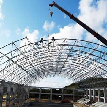 Prefabricated Steel Structure Swimming Pool Roof photo-3