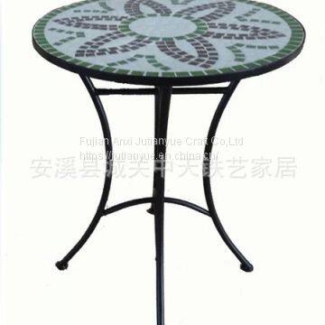 Outdoor Mosaic With Metal Table photo-3