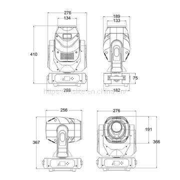 230w LED MOVING HEAD SPOT LIGHT FOR WEDDING/PARTY/DISCO Stage Effect Moving Head Spot Light photo-5