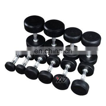 Fitness Equipment Round Head Black pu Barbell Plate photo-3