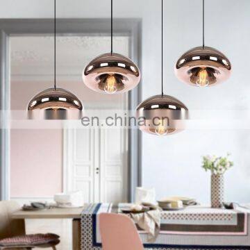 best sellers design modern art style chrome & gold & copper pendant lamps