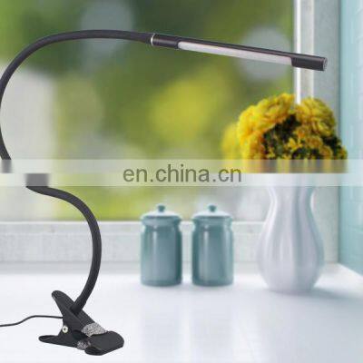 Energysaving Portable USB Middle School Student Aluminum Mental Reading Study Book Light Flexible Led Clip Desk Lamp photo-3