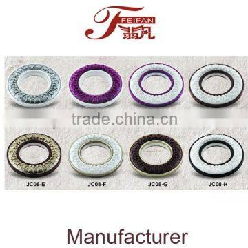 JC08 Series abs curtain ring curtain ring plastic accessories