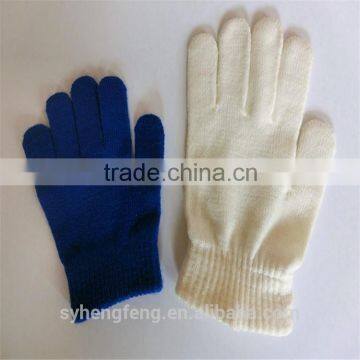 2015 wholesale factory direct sale Knitted pure color gloves