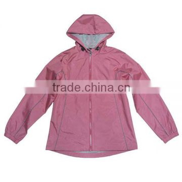 Windproof Waterproof Sports Jacket with Hood for Women