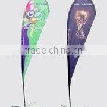 2015 hot sale flexible pole flag