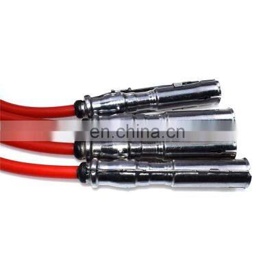 Free Shipping!4 Pcs 8mm 27588 Spark Plug Wire For VW Beetle Bora Golf GTI Jetta 2.0L 06A998031 photo-3