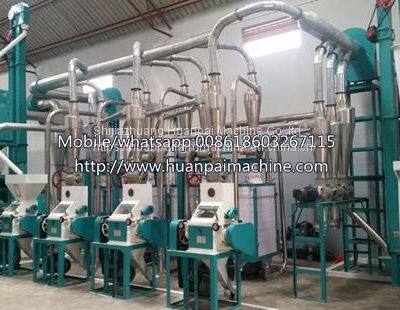 Maize Flour Mill Machine 50T 100T Corn Grain Milling Plant Price in Zambia Kenya photo-2