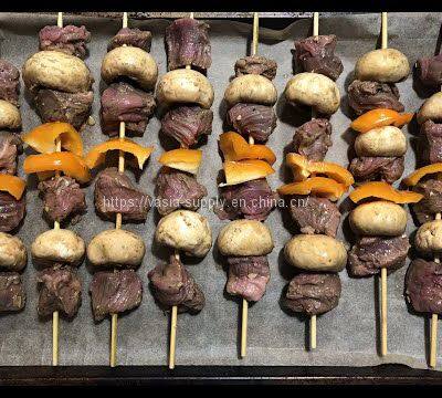 bamboo skewers in oven-bamboo skewer sticks