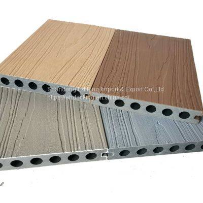 Capped Decking EHG138H22 Wpc Composite Decking Wood Plastic Composite Supplier
