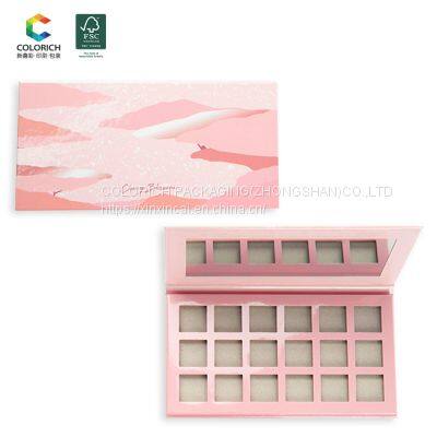Free Sample Cosmetic Empty Eyeshadow Palette Custom Empty Makeup Empty Eyeshadow photo-2