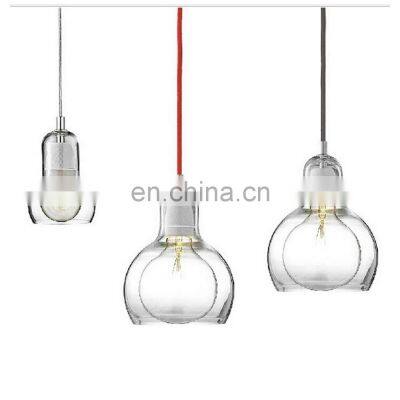 Vintage Glass Hanging Light Indoor Decorative Ceiling Pendant Light Glass