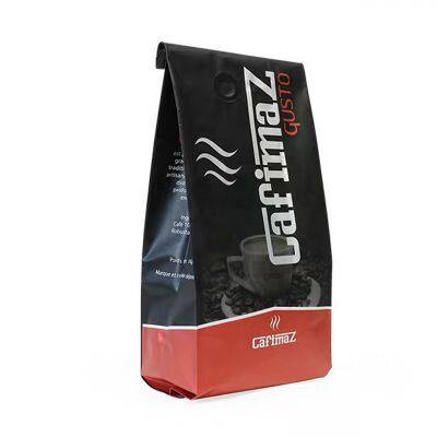 Wholesale Moisture Proof Flat Bottom Coffee Packaging Bag Custom Barrier Printed Coffee Bean Bag photo-4