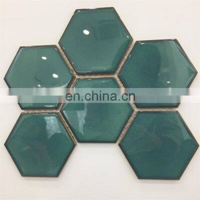 glazed maat glazed polished mixed color hotel  decoration swimming pool bathroom wall and floor ceramic mosaic tile