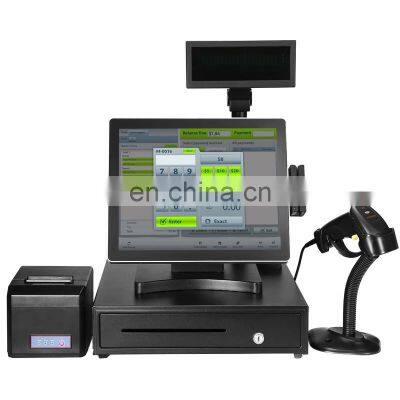 17'' HDMI capacitive Touch Screen POS LED Monitor with VGA and HDMI Port and Cable, for Retail, Restaurant, Bar, Gym, Warehouse