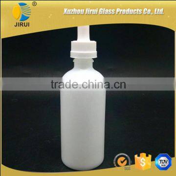 100ml Popular Round Shape White Glass Essential Oil Bottle