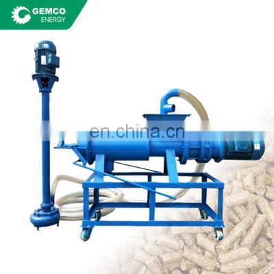 manure dewatering chicken dung vibration screen machine continuous