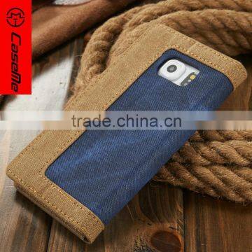 Fashion New Phone Accessory Wallet Retro Leather Mobile Phone Cases for Samsung Galaxy S6 Edge photo-4