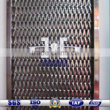 Stainless Steel Flat Wire Spiral Woven Decorative Mesh for Architecture Decoration| Balance Weave Conveyor Belt