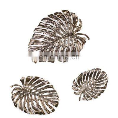 leaf design metal wall art