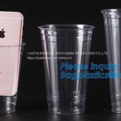 PLA Plastic Cup PET Plastic Cup PP Plastic Cup PS Top Snack Cup Straw,Food Takeout Plastic Box Salad Plastic Bowl Pulp f photo-3