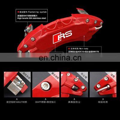 Car Brake Caliper Cover Front and Rear Calipers Cover For Audi A3 S3 A4 S4 A5 S5 A6 S6 A7 S7 A8 S8 photo-5